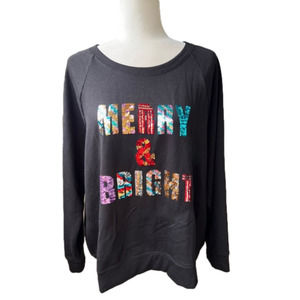 NWT-Philosophy Women’s Holiday Fleece Sweatshirt